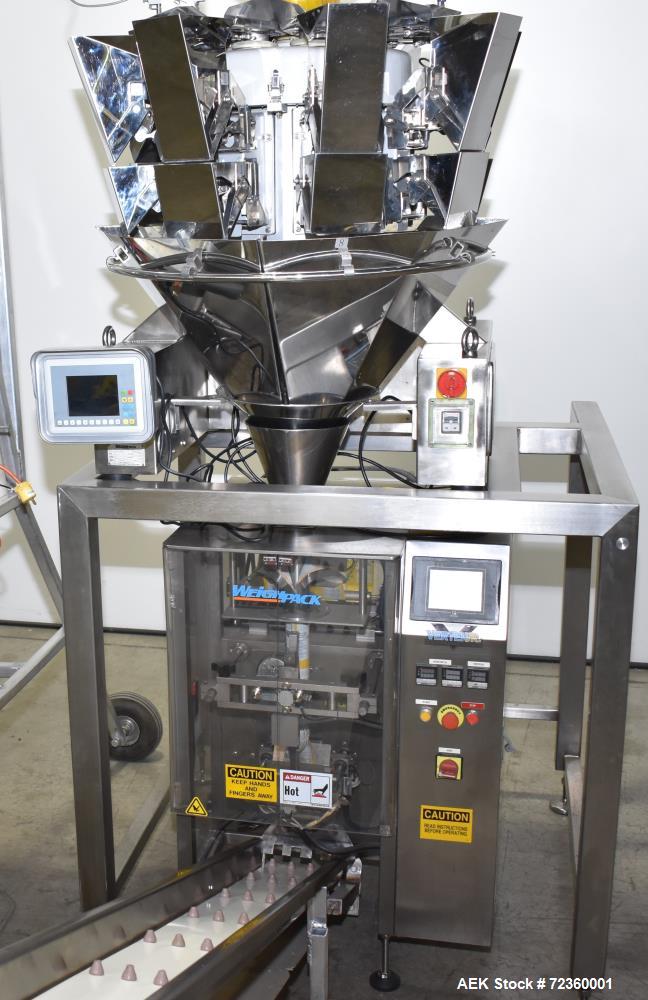 Used- Weighpack Vertek Jr. Vertical Form Fill Seal Machine